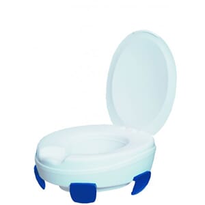 Toalettseteforhøyer m/lokk, 11 cm