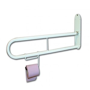 Foldbart støttehåndtak m/papirholder
