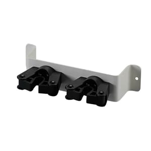 Krykke- og stokkholder Tool-Flex veggfestet. Dobbel