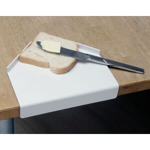 Smørebrett trekant  i plast m/ kant 18 x 19 cm