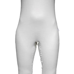 Nattdrakt m/åpning ved skulder, hvit