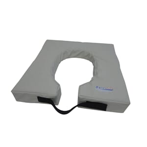 Trykkavlastende toalettpute m/ åpen front, 6 cm