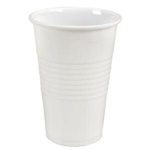 Drikkebeger m/riller 20cl, pk a 100 stk