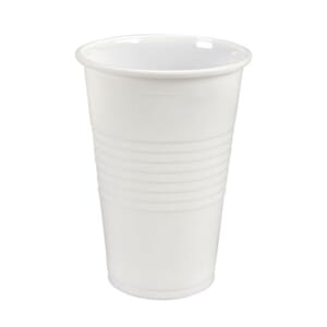 Drikkebeger m/riller 20cl, pk a 100 stk