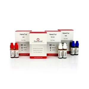 Kontroll HemoTrol Lav Level 1(Lav 80 g/L 2x1ml/fp Kjølevare)