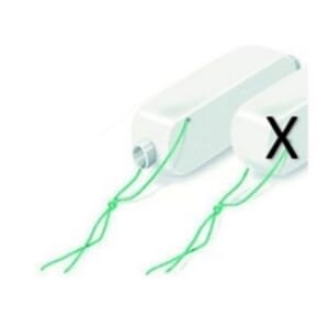 Nesetamponade 80mm m/rør, Raucocel, pk a 10 stk