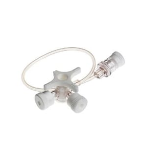 3-veis kran Connecta (10cm slange hvit uten inj port),50stk