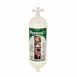 Øyedusj refill, 2x1 liter