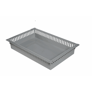 Kurv til ISO-Tralle 60x40 cm, ABS Grå, Villard