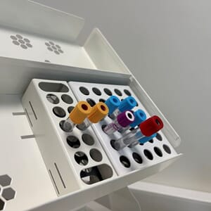 Reagensrørstativ, Innopart