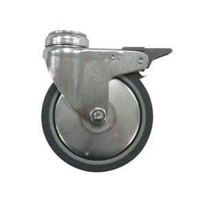 Tilbehør hjul m/brems 2stk Ø100 mm, Villard