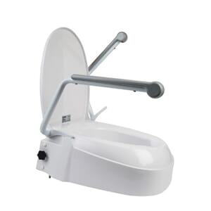 Fast toalettseteforhøyer m/armlener