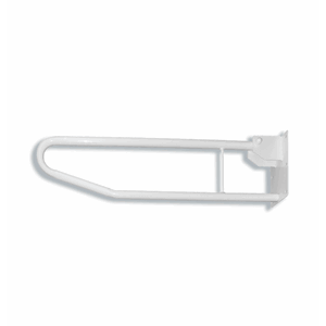 Toalettstøtte hvit, sammenleggbar 76 cm
