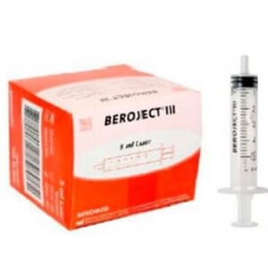 Sprøyte Luerlock 50/60ml, Beroject, pk à 200 stk