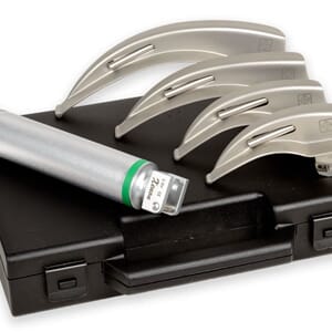 Laryngoskopsett m/ 4 blader. Macintosh 1-4