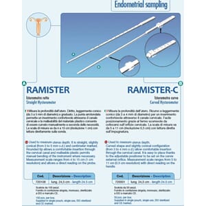 Ramister hysterometer, rett. Pk. a 150 stk.