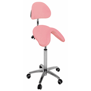 Sadelstol SILLA m/rygg (u/fotring), Eco