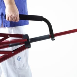 Infusjonsstativ sammenleggbart m/hjul, Violetta, Rød