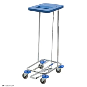 Sekkestativ, plassbesparende. Enkel m/ lokk og pedal