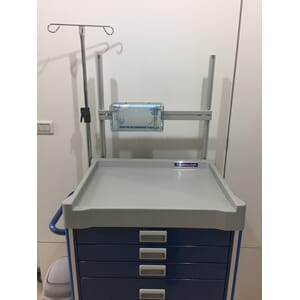 Hanskeholder m/skinne