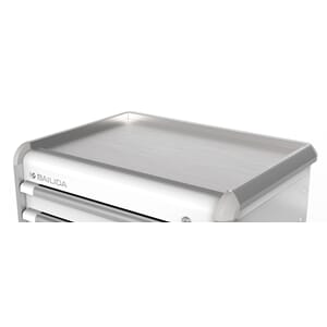 Topp til ES-vogn i rustfritt stål