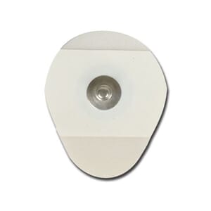 Ekg elektrode m/knappfeste til 4mm kabel, pk a 30stk