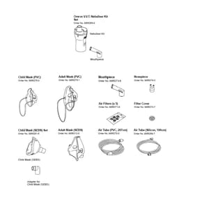Forstøver Omron tilbehør
