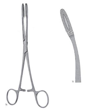 Tang Korn 25cm Gross-Maier - Korntang bøyd med lås - Gymo AS
