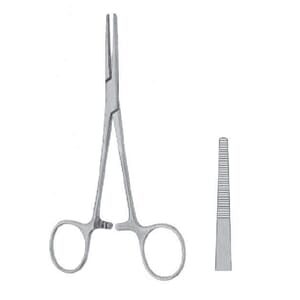 Arterieklemme Pean, anatomisk rett 14cm