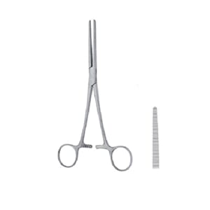 Arterieklemme Pean Rochester, kirurgisk rett 14cm