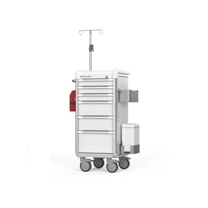 Prosedyrevogn EXN37PRO smal, hvit