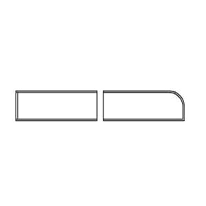 Benkeplate Cleanline