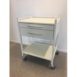 Trillebord, 2 skuffer. 65x50 cm m/inndelere