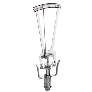 Schiøtz tonometer, Type A - Rett skala
