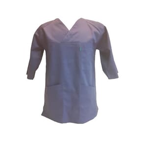 Kittel m/v-hals og  3/4 arm, unisex. NS3361. Blå UTSALG