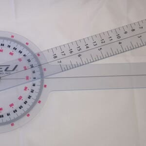 Kaeu Goniometer 360 grader, 30 cm UTSALG
