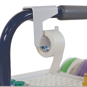 Tapedispenser til prøvetakningskurv