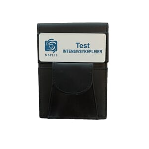 Navneskilt hygiene skinnmappe, Intensivsykepleier NSF