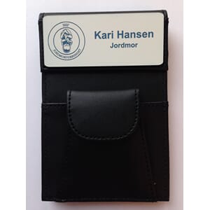 Navneskilt hygiene skinnmappe, Jordmorforbundet NSF