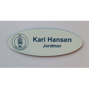 Navneskilt ovalt, Jordmorforbundet NSF