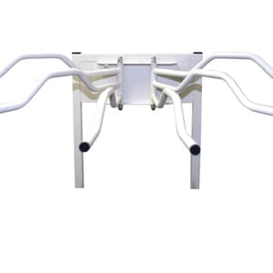 Veggholder for to røntgenfrakker