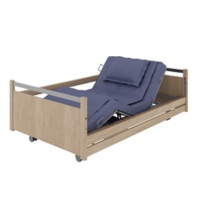LEOnard  XL sykehjemsseng m/ 2 delt sidegrinder
