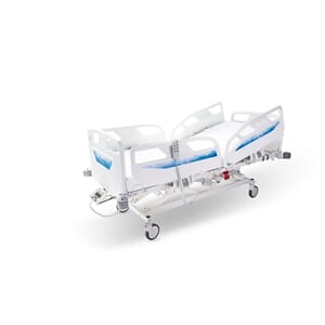 Sykehusseng Nexo Comfort m/2-delt sidegrinder, Famed