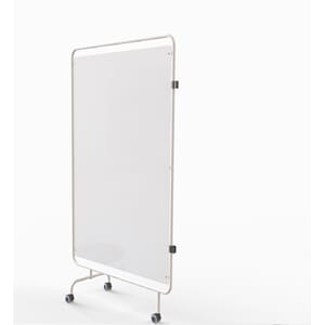 Skjermvegg APP m/ fast plate, 100 cm