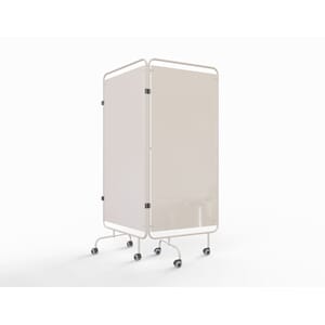 Skjermvegg APP m/ fast plate, 140 cm