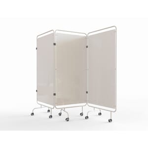 Skjermvegg APP m/ fast plate, 210 cm