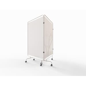 Skjermvegg APP m/ fast plate, 200 cm